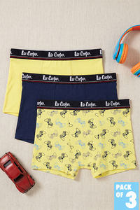 Lee Cooper Boys Trunks (Pack of 3) - Multicolor — thumbnail 1